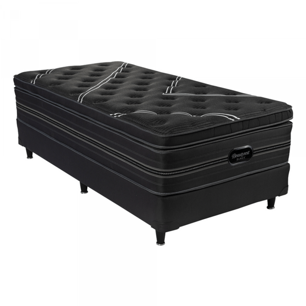 Colchón y Sommier Simmons Beautyrest Black 1 Plaza 200x100